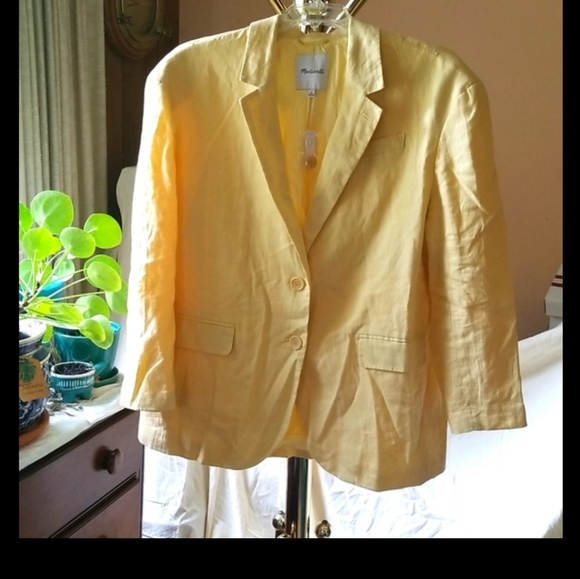 Madewell Oversized Linen Blazer - Picture 11 of 11